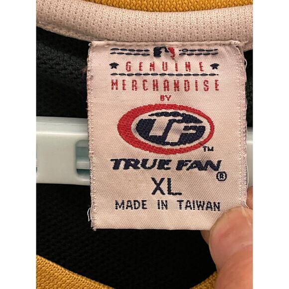 True Fan Sz XL Oakland Athletics A’s Jersey Shirt Green Yellow - Picture 3 of 9